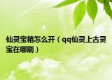 仙灵宝箱怎么开（qq仙灵上古灵宝在哪刷）