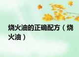 烧火油的正确配方（烧火油）