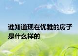 谁知道现在优雅的房子是什么样的