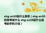 ebg-an10是什么意思（ebg-an10的型号是什么 ebg-an10是什么型号的手机介绍）