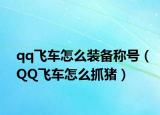 qq飞车怎么装备称号（QQ飞车怎么抓猪）