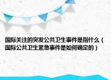 国际关注的突发公共卫生事件是指什么（国际公共卫生紧急事件是如何确定的）