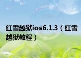 红雪越狱ios6.1.3（红雪越狱教程）
