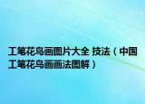 工笔花鸟画图片大全 技法（中国工笔花鸟画画法图解）