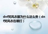 dnf梵风衣服为什么这么贵（dnf梵风衣在哪打）