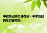 中粮集团的总部在哪（中粮集团的总部在哪里）