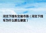 河北下线车交易市场（河北下线车为什么那么便宜）