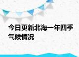 今日更新北海一年四季气候情况