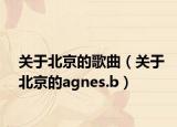 关于北京的歌曲（关于北京的agnes.b）