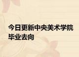 今日更新中央美术学院毕业去向
