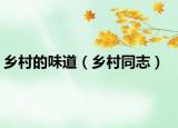 乡村的味道（乡村同志）