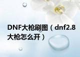 DNF大枪刷图（dnf2.8大枪怎么开）