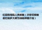 红码和绿码人员接触（次密切接触者红码多久转为绿码详细介绍）