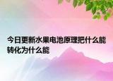 今日更新水果电池原理把什么能转化为什么能