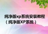 纯净版xp系统安装教程（纯净版XP系统）