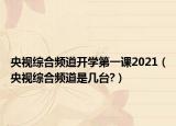 央视综合频道开学第一课2021（央视综合频道是几台?）