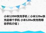 小米120W快充手机（小米120w快充是哪个手机 小米120w快充有哪些手机介绍）