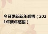 今日更新新年感悟（2021年新年感悟）