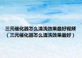 三元催化器怎么清洗效果最好视频（三元催化器怎么清洗效果最好）