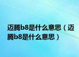 迈腾b8是什么意思（迈腾b8是什么意思）