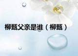柳甄父亲是谁（柳甄）