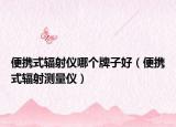 便携式辐射仪哪个牌子好（便携式辐射测量仪）