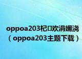 oppoa203杞欢涓嬭浇（oppoa203主题下载）