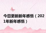 今日更新新年感悟（2021年新年感悟）