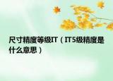 尺寸精度等级IT（IT5级精度是什么意思）