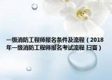 一级消防工程师报名条件及流程（2018年一级消防工程师报名考试流程 扫盲）