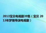 2013宝贝电视剧39集（宝贝 2013年梦继导演电视剧）