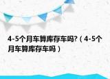4-5个月车算库存车吗?（4-5个月车算库存车吗）