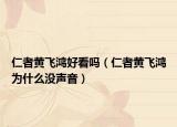 仁者黄飞鸿好看吗（仁者黄飞鸿为什么没声音）