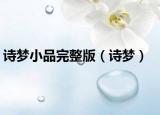 诗梦小品完整版（诗梦）