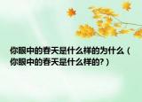 你眼中的春天是什么样的为什么（你眼中的春天是什么样的?）