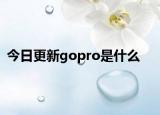 今日更新gopro是什么