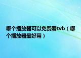 哪个播放器可以免费看tvb（哪个播放器最好用）