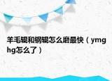 羊毛辊和钢辊怎么磨最快（ymghg怎么了）
