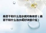 桑葚干和什么泡水喝对身体好（桑葚干和什么泡水喝好详细介绍）