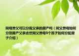 同母异父可以分我父亲的房产吗（同父异母如何分割房产父亲去世同父异母5个孩子如何分配房子介绍）