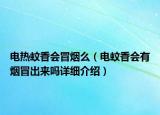 电热蚊香会冒烟么（电蚊香会有烟冒出来吗详细介绍）