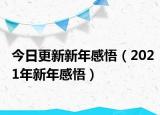 今日更新新年感悟（2021年新年感悟）