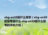 ebg-an10是什么意思（ebg-an10的型号是什么 ebg-an10是什么型号的手机介绍）