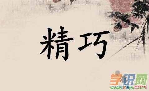 精巧的同义词和近义词