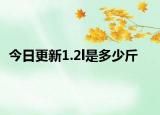 今日更新1.2l是多少斤
