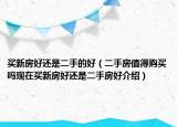 买新房好还是二手的好（二手房值得购买吗现在买新房好还是二手房好介绍）