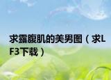 求露腹肌的美男图（求LF3下载）