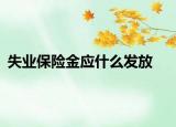 失业保险金应什么发放