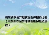 山东新农合异地就医医保报销比例（山东新农合异地就医医保报销流程）