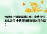 余额宝小猪攒钱罐在哪（小猪攒钱怎么关闭 小猪攒钱罐在哪关闭介绍）